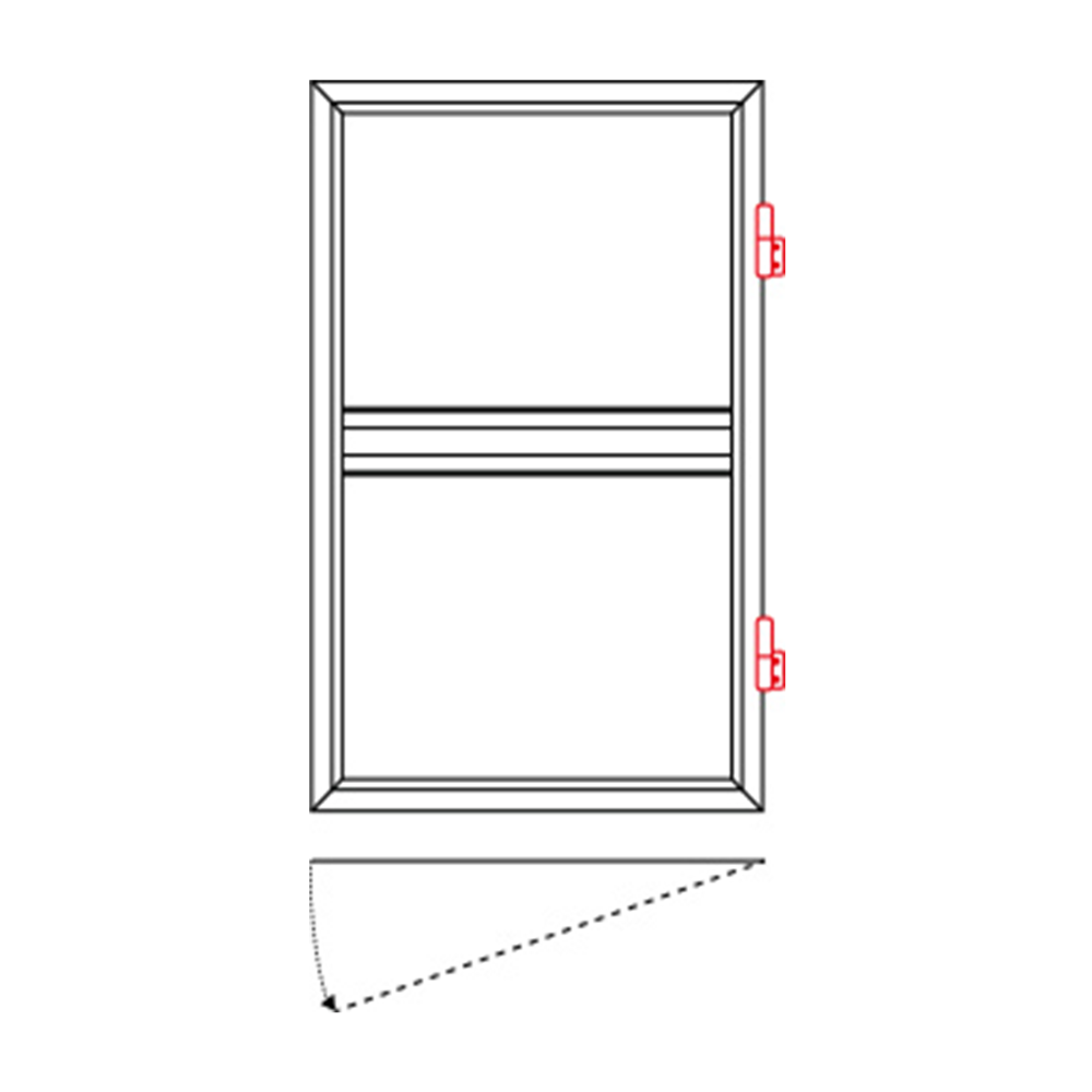 Rechte Seite von außen gesehen