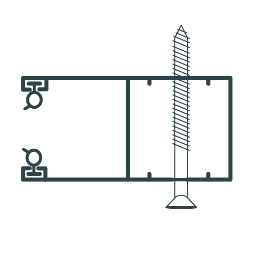 schenkelseitige Bohrung