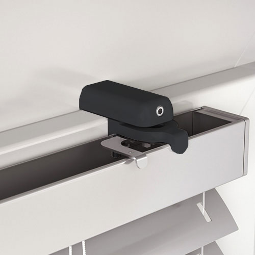 Montage mittels Klemmträger (anthrazit)