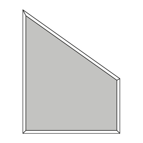 Trapez rechtwinklig rechts