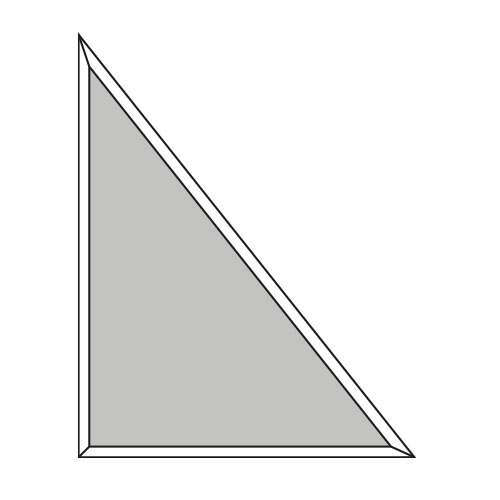 Dreieck rechtwinklig rechts