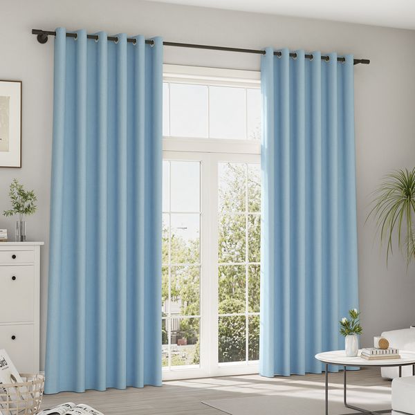3 hellblau / verdunkelnd / Linen Wisper
