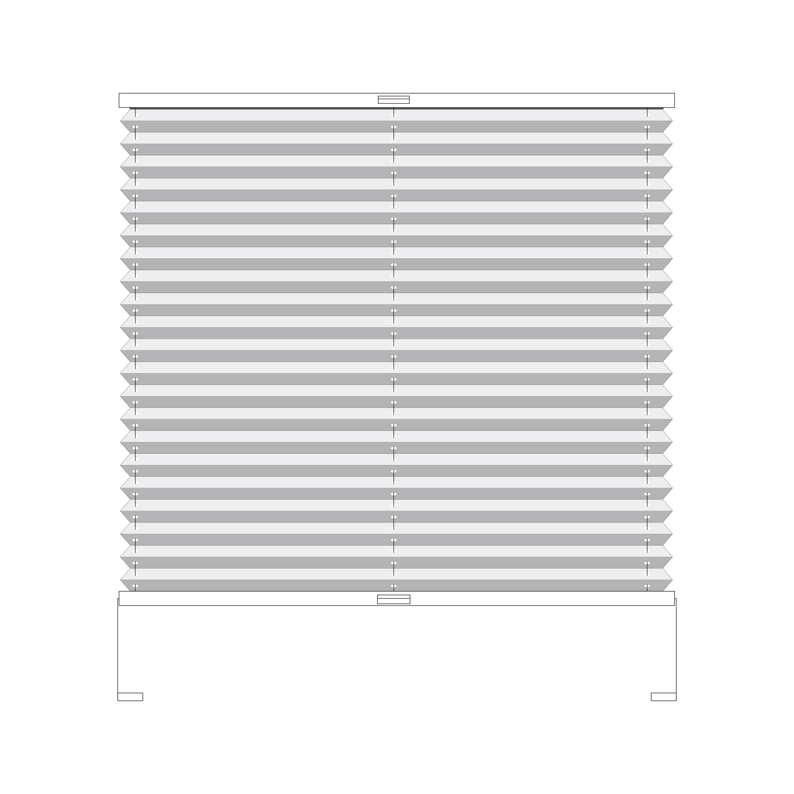 VS1 - einseitig verschiebbares Plissee