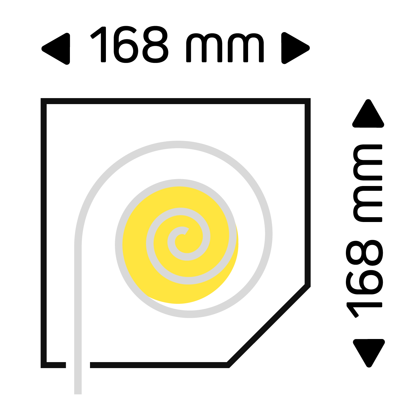 165 mm
