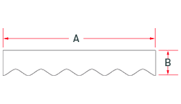 Abbildung mit Maßangabe zur Konfiguration des JAROLIFT Volants