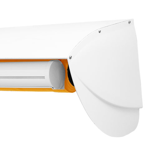 inklusive Regenschutzdach (3-seitig geschlossen)