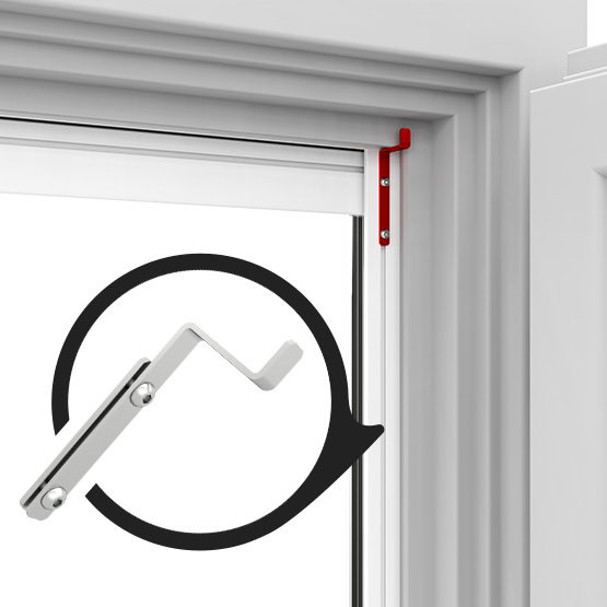 Fensterflügel geklemmt