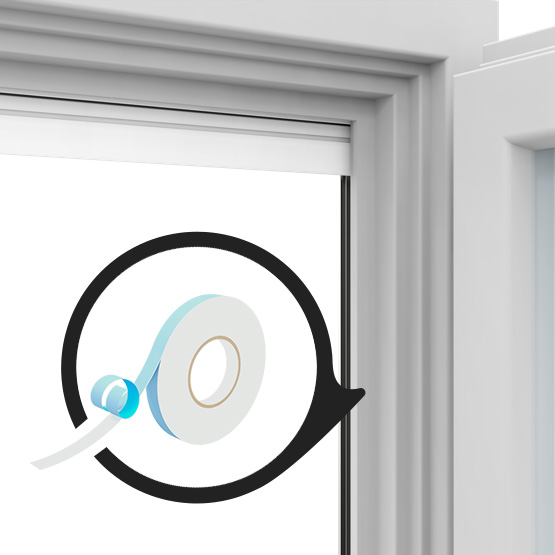 Fensterflügel geklebt